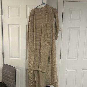 SHEIN Textured Beige Cardigan